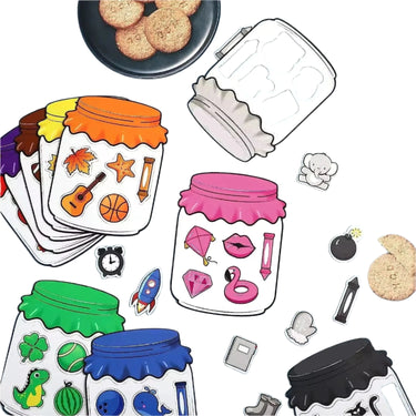 Candy Jay Frame | Diversión magnética para jugar - Set de clasificación y colores para niños